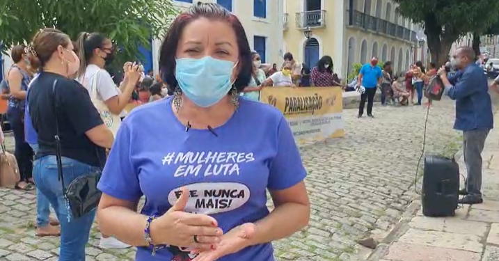 São Luís: Professores protestam contra PL de Braide que prevê reajuste a pouco mais de 100 profissionais