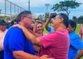 São Domingos do Maranhão: Prefeito Tratorzão recebe Flávio Dino e inaugura orla da Lagoa do Zé Feio e Praça da Família São Domingos do Maranhão: Prefeito Tratorzão recebe Flávio Dino e inaugura orla da Lagoa do Zé Feio e Praça da Família