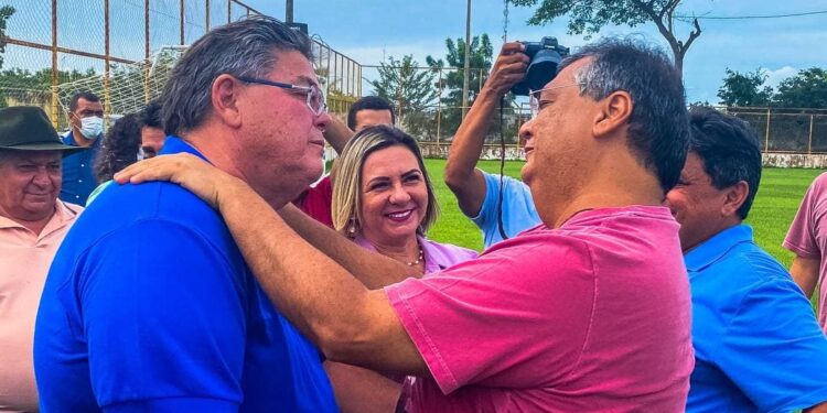São Domingos do Maranhão: Prefeito Tratorzão recebe Flávio Dino e inaugura orla da Lagoa do Zé Feio e Praça da Família São Domingos do Maranhão: Prefeito Tratorzão recebe Flávio Dino e inaugura orla da Lagoa do Zé Feio e Praça da Família