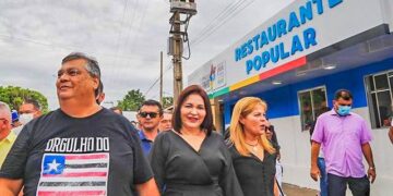 Lago do Junco: Prefeita Edina Pontes inaugura Restaurante Popular ao lado de Governador Flávio Dino