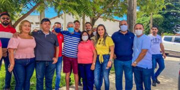 Vereadora Bianca Mendes visita obras em Paço do Lumiar