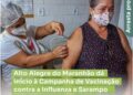 Alto Alegre: Início da Campanha de Vacinação contra a Influenza e o Sarampo.