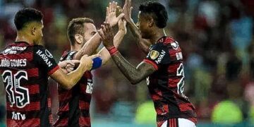 Libertadores: Everton Ribeiro faz dois, Gabigol também marca, e Flamengo vence o Talleres no Maracanã