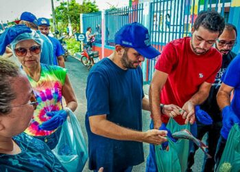 Tuntum: Prefeito Fernando Pessoa concluiu adistribuição de 12 toneladas de peixes para famílias