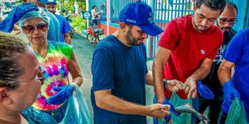 Tuntum: Prefeito Fernando Pessoa concluiu adistribuição de 12 toneladas de peixes para famílias
