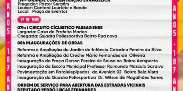 Passagem Franca: Começam hoje as festividades do aniversário de 187 anos da cidade
