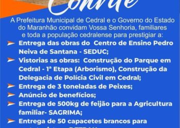 Cedral: Prefeito Fernando Cuba fazendo o município avançar cada vez mais