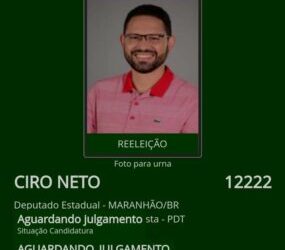 Eleições 2022: Ciro Neto registra candidatura para reeleição de deputado estadual