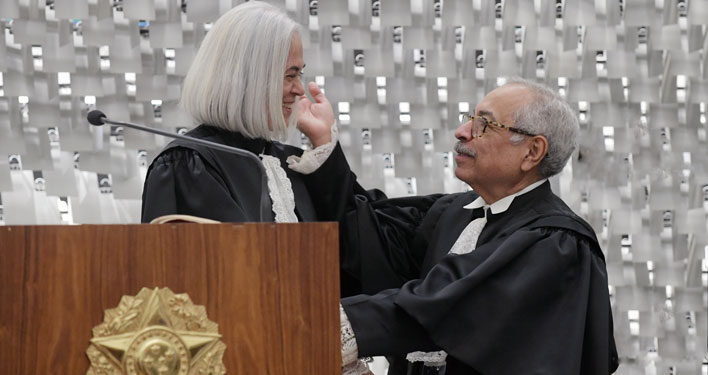 Justiça: Ministra Maria Thereza toma posse como presidente do STJ Justiça: Ministra Maria Thereza toma posse como presidente do STJ