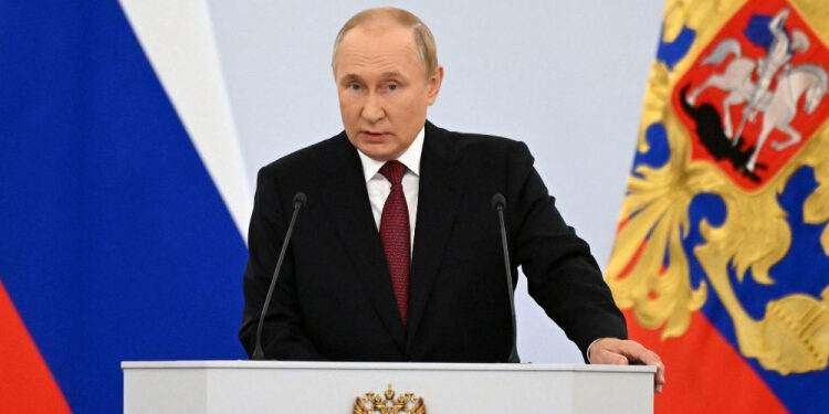 Guerra: Putin anexa à Rússia regiões ocupadas na Ucrânia e fala em guerra nuclear Guerra: Putin anexa à Rússia regiões ocupadas na Ucrânia e fala em guerra nuclear