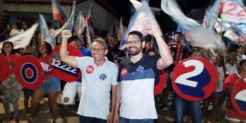 Eleições 2022: Juran e Ciro realizam grande caminhada pelas ruas do bairro São José em Presidente Dutra