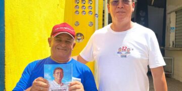 Jefferson Portela: O Candidato a Deputado Federal recebe apoio dos feirantes do Bom Jesus e João Paulo