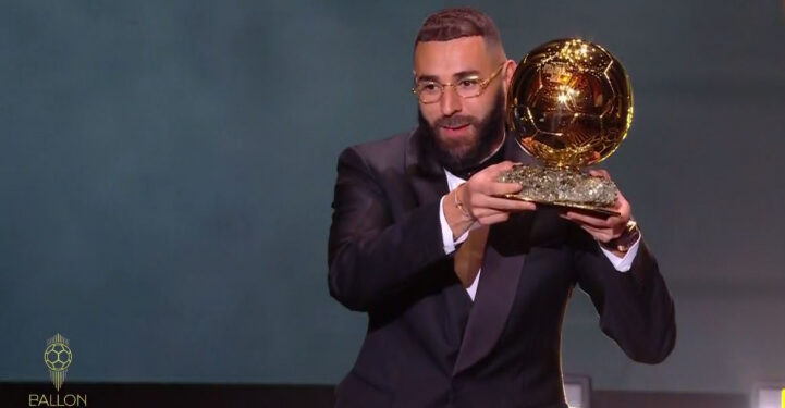 Bola de Ouro: Benzema confirma favoritismo e vence a Bola de Ouro 2022; Vinicius Jr. fica no 8º lugar Bola de Ouro: Benzema confirma favoritismo e vence a Bola de Ouro 2022; Vinicius Jr. fica no 8º lugar