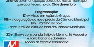Maranhãozinho: Tudo pronto para a festa de 28 anos da cidade.