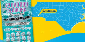 Sortuda: Mulher ganha duas vezes na loteria em intervalo de dois meses e fatura US$ 3 milhões