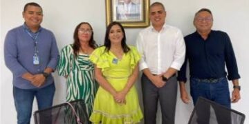 Anapurus: Professora Vanderly esteve na capital em busca da regularização de terras para a cidade