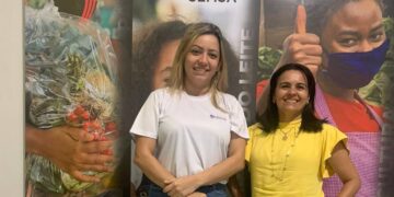 Magnólia: Professora Magnólia Dias esteve na SEMSA