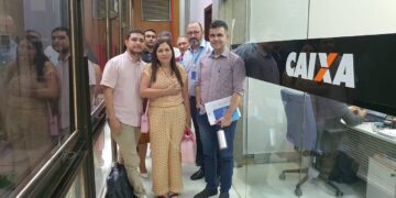 Vanderly Monteles: Prefeita de Anapurus esteve com representantes da Caixa Econômica Federal