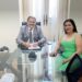 Vanderly Monteles: Prefeita de Anapurus esteve com o secretário de articulação política Rubens Pereira