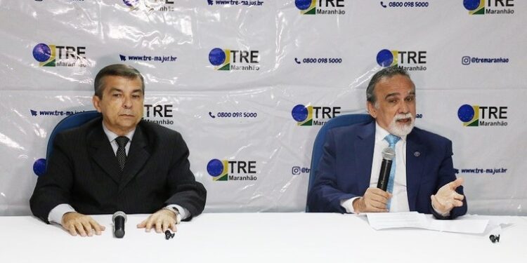 TRE: Desembargadores José Luiz Almeida e José Gonçalo assumem o TRE-MA