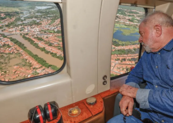 Lula: Presidente sobrevoa áreas atingidas pelas chuvas no Maranhão