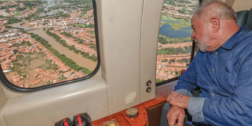 Lula: Presidente sobrevoa áreas atingidas pelas chuvas no Maranhão