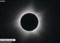 Eclipse Híbrido: Fenômeno leva centenas de pessoas às ruas para observar acontecimento raro que dura cerca de um minuto Eclipse Híbrido: Fenômeno leva centenas de pessoas às ruas para observar acontecimento raro que dura cerca de um minuto
