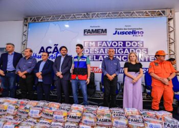 FAMEM: Municípios com desabrigados pelas enchentes recebem ação humanitária na sede da Famem