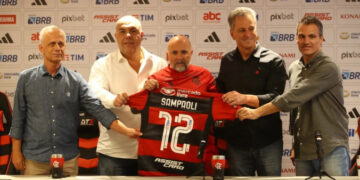 Sampaoli é apresentado como novo treinador do Flamengo: ‘Era o plano A’
