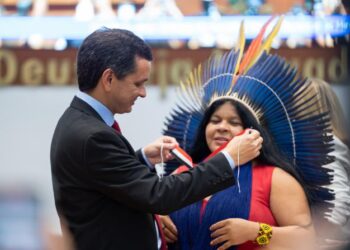 Ricardo Arruda: Deputado entrega Medalha do Mérito Legislátivo para Ministra Sônia Guajajara Ricardo Arruda: Deputado entrega Medalha do Mérito Legislátivo para Ministra Sônia Guajajara