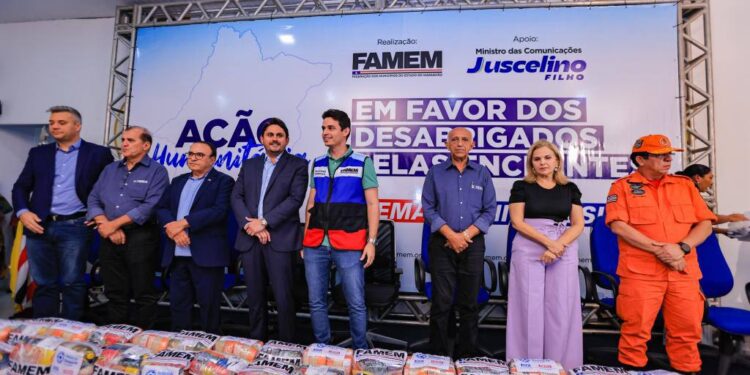 FAMEM: Ministro das Comunicações participa de entrega de cestas básicas na Famem