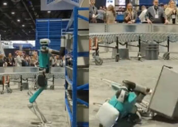 Robô desmaia após trabalhar por 20 horas sem parar; veja vídeo