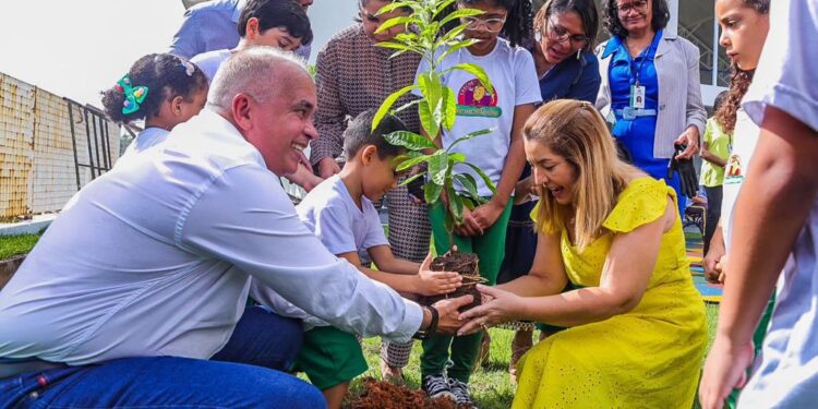 ALEMA: Deputados e alunos da Sementinha fazem plantio de mudas em alusão ao Dia Mundial do Meio Ambiente ALEMA: Deputados e alunos da Sementinha fazem plantio de mudas em alusão ao Dia Mundial do Meio Ambiente