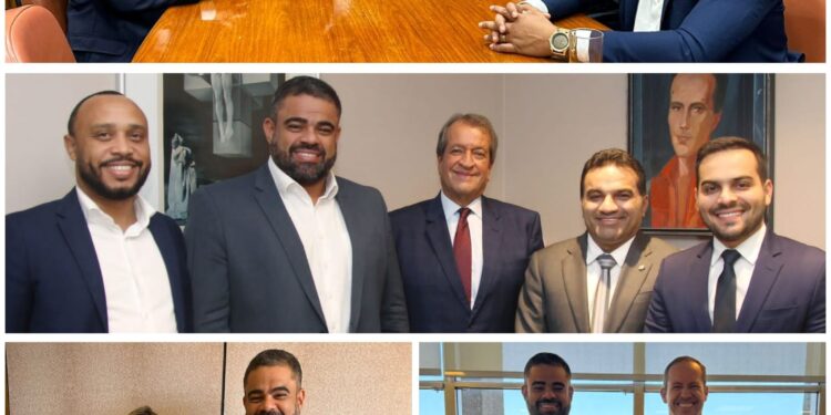 Em Brasília, Paulo Victor dialoga com lideranças nacionais sobre política e soluções para São Luís Em Brasília, Paulo Victor dialoga com lideranças nacionais sobre política e soluções para São Luís