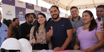 Deputada Janaína Ramos e prefeito Assis Ramos assinam ordem de serviço de construção do Mercado Municipal em Imperatriz