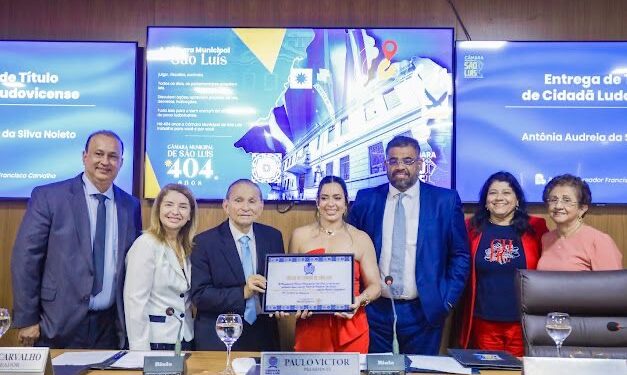 Audreia Noleto recebe o título de cidadã ludovicense