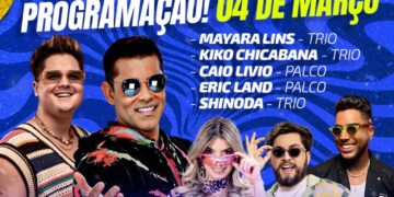 É hoje! terça-feira de Carnaval em Peritoró, Mega Arrastão com encontro dos blocos, marchas de Carnaval, Chicabana, Eric Land e muitas atrações